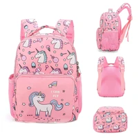 2020 new childrens backpack cartoon cute unicorn baby backpack kindergarten school bag