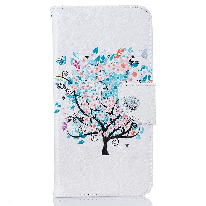 Чехол для iPhone 11 Pro Max Fundas с откидной крышкой из искусственной кожи, силиконовый чехол для iPhone XS X XR 8 7 Plus 6 6S 5 5S 6Plus 7 Plus, задняя крышка - Цвет: Small Tree