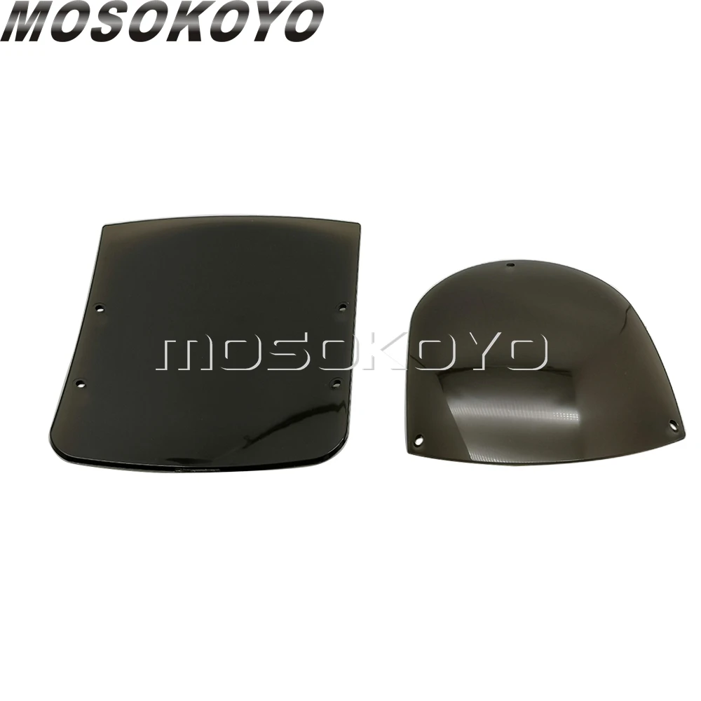Дым фары Обтекатели лобового стекла для Harley Sportster XL 883 1200 Железный XL883N Dyna 1995-2005