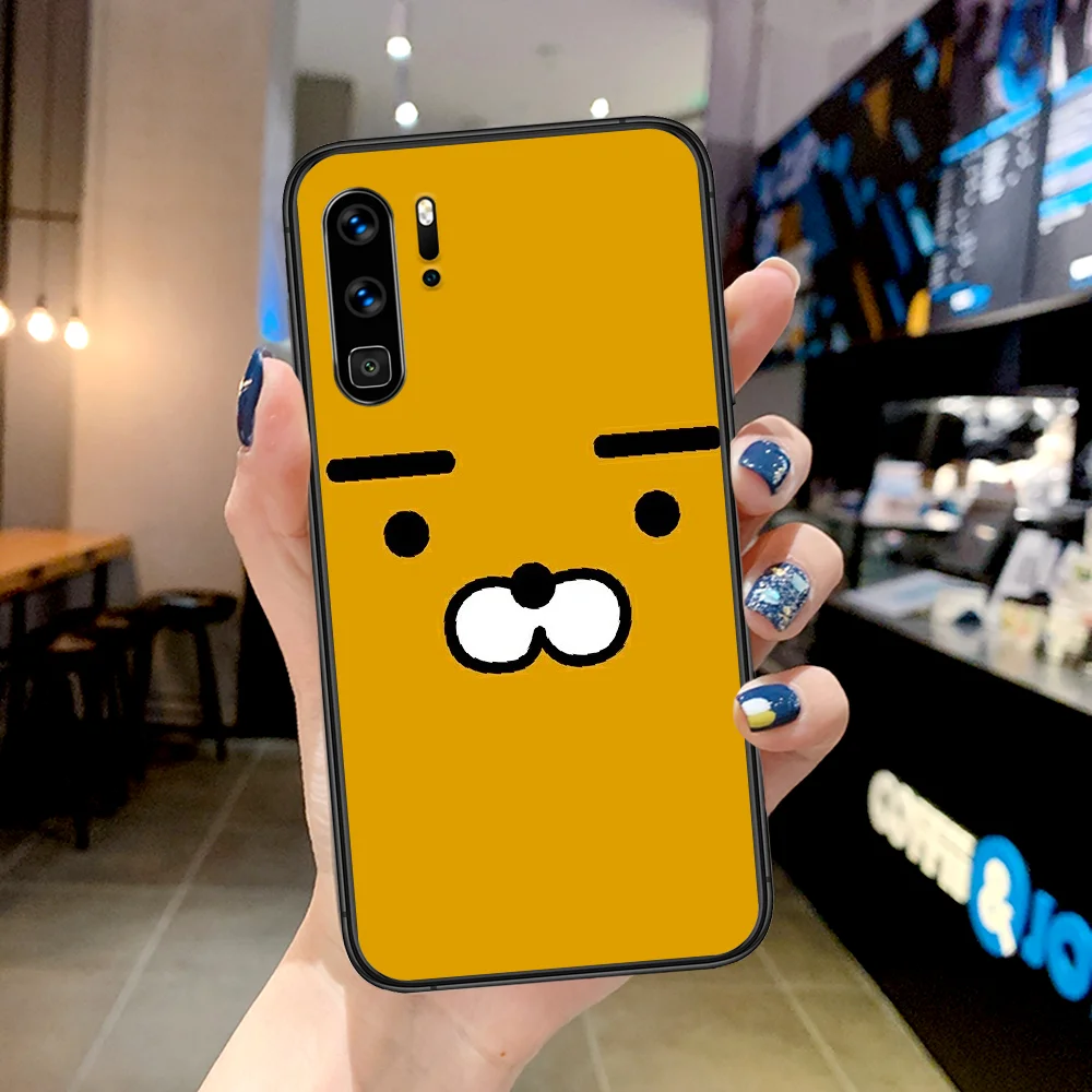 

Cocoa Friend Bear Ryan Cute peach Phone Case For Huawei P Mate Smart 10 20 30 40 Lite Z 2019 Pro black Shell Trend Coque Pretty