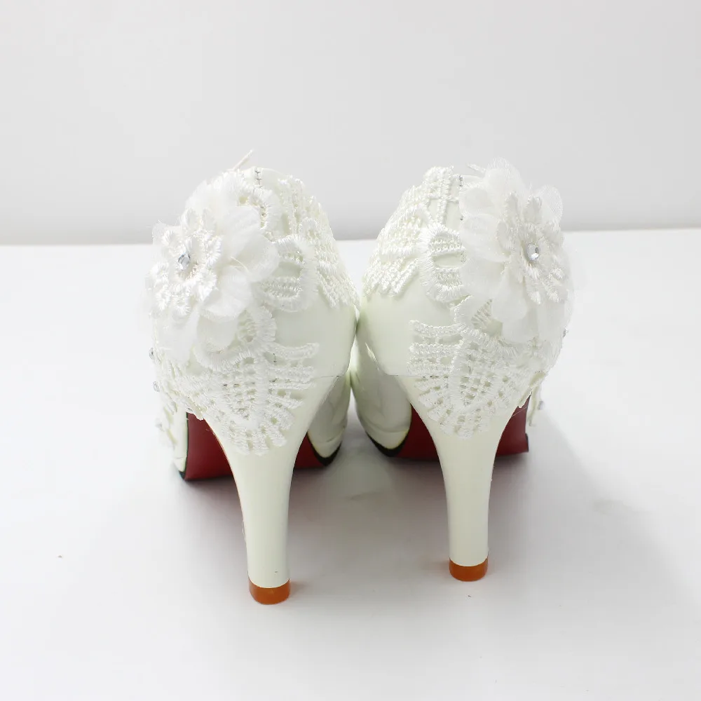 【Xingchenma】2022 новая весенняя белая свадебная обувь на высоком каблуке кружевные