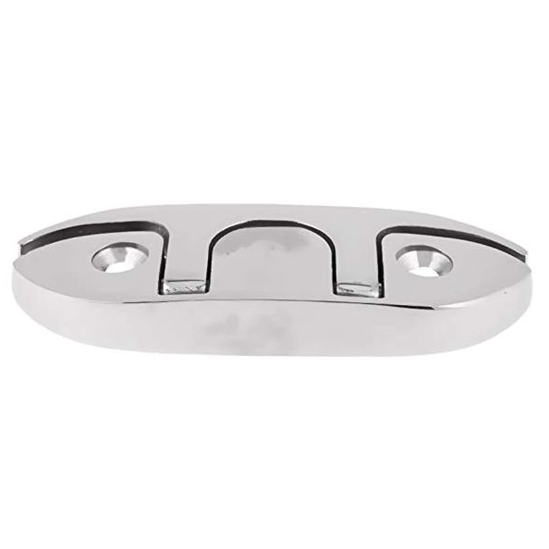 

1Pcs Boat Folding Flip Up Cleat Marine Hardware Folding Pull Up Cleat Dock Mooring Cleats
