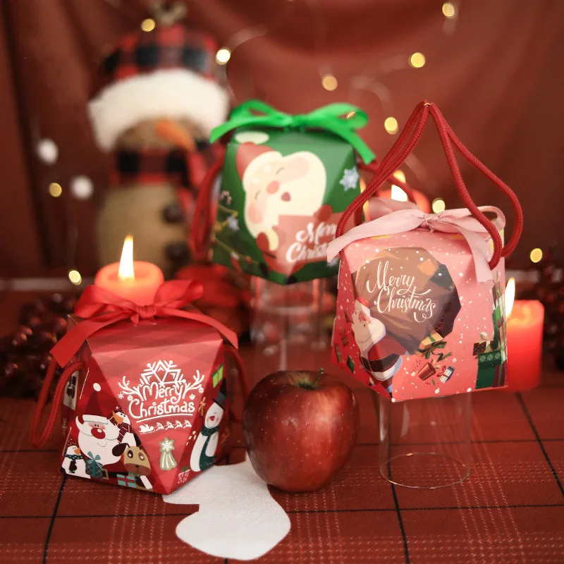 Рождественская Подарочная коробка фланелевый Подарочный пакет детский мешок