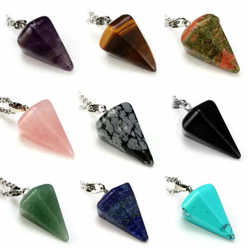 Чакра кристалл кварц фотосессия подвеска Рэйки ожерелье для женщин мужчин