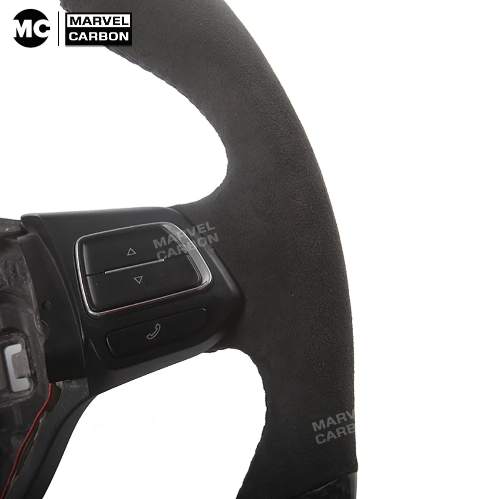 100% Real Carbon Fiber Steering Wheel for Bora Golf Passat | Wheels &amp Hubs