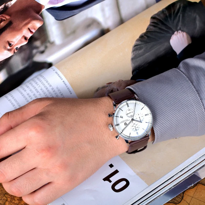 PAGANI DESIGN Stainless Steel Men'S Watch Luxury Quartz Japanese Movement Waterproof Chronograph Business Fashion Watch Relogio enlarge