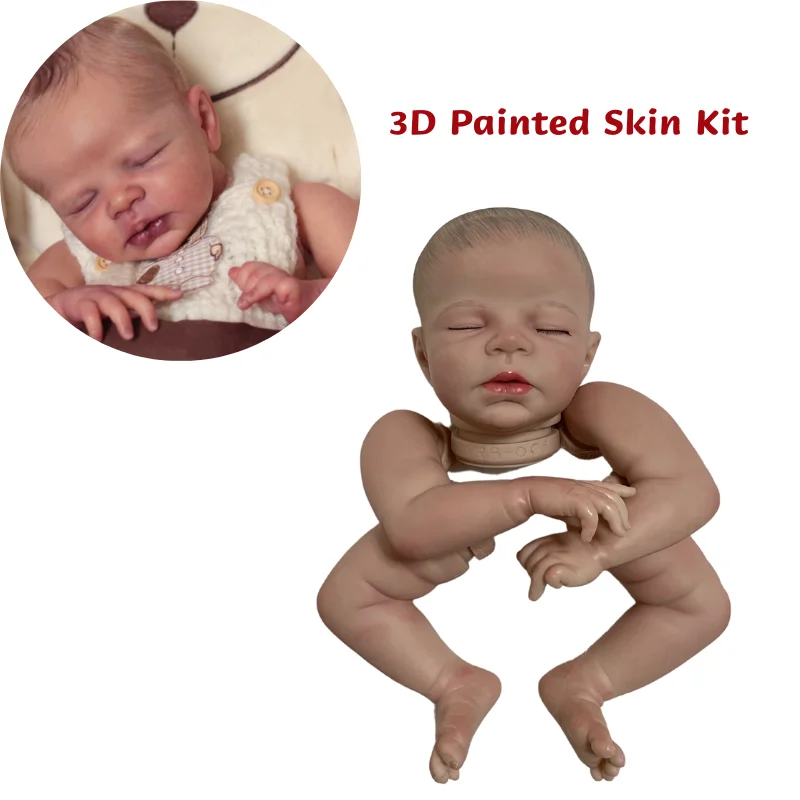 

3D-Paint Skin Reborn Baby Kit Zendric Advanced painting 16 Inches Painted Baby Kit