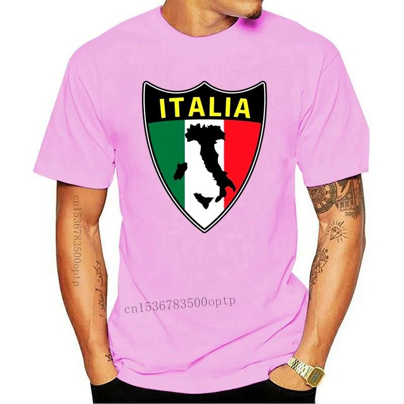

Italian men's T-shirt, Italian shield, national flag