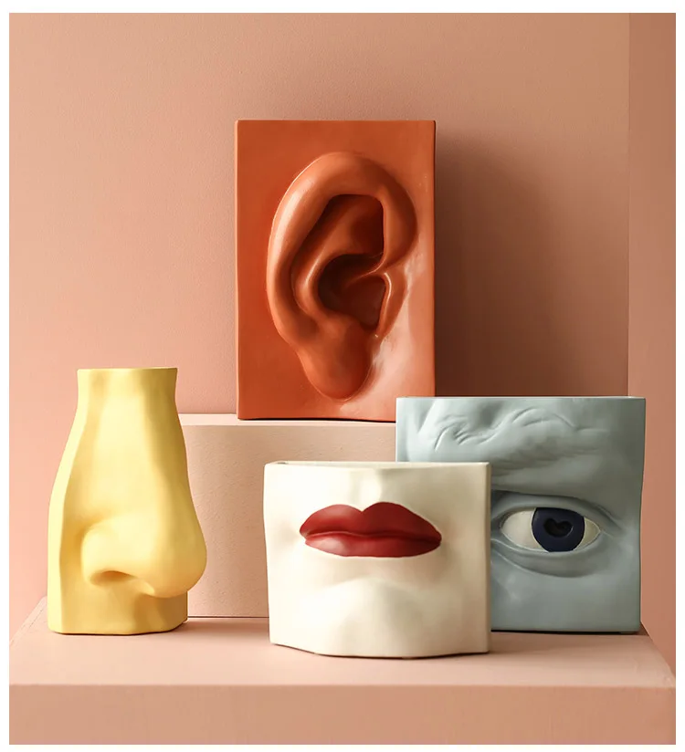 Скандинавский стиль креативный Morandi цвет лица Особенности каучуковая ваза