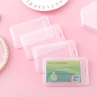 1 шт., водонепроницаемый прозрачный чехол для кредитных карт, для мужчин и женщин