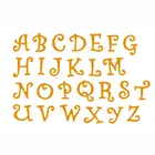 Металлические штампы с буквами алфавита для Sizzix Fustella, 22 вида