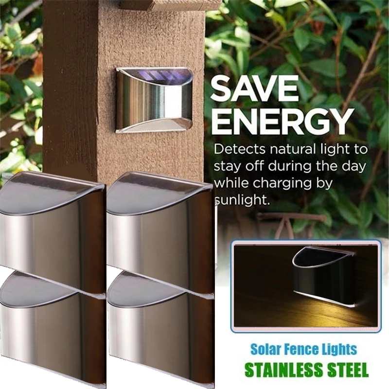 Уличное настенное бра светодиодный садовый светильник льник на солнечной