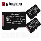 Kingston Карта памяти XC U1 Micro SD TF карта SD 100 мс 32 Гб 64 Гб 128 ГБ 256 ГБ 512 ГБ Nano MicroSD карта для камеры телефона