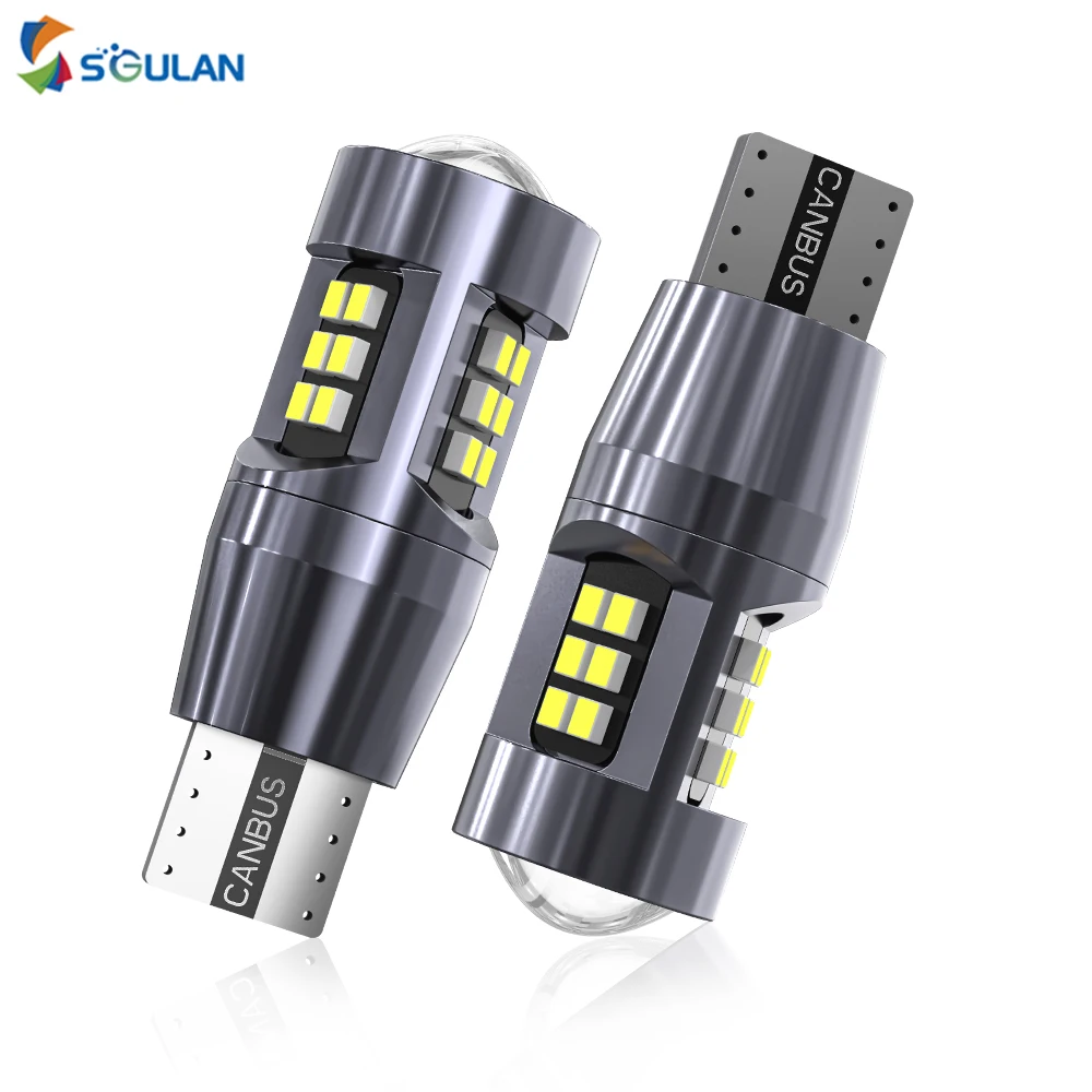 2X супер яркий автомобильный светодиодный светильник T15 Socket W16W WY16W 921 Canbus без