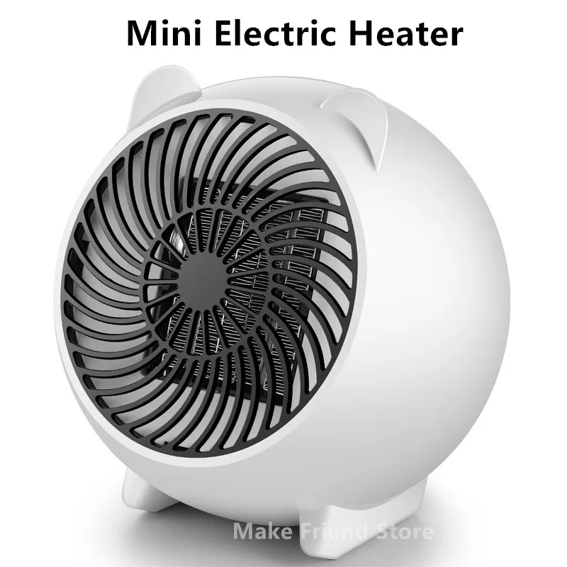

EU/US Plug 500W Mini Electric Heater Home Heating Electric Warm PTC Air Fan Office Desk Heaters Handy Air Heater Warmer Fan