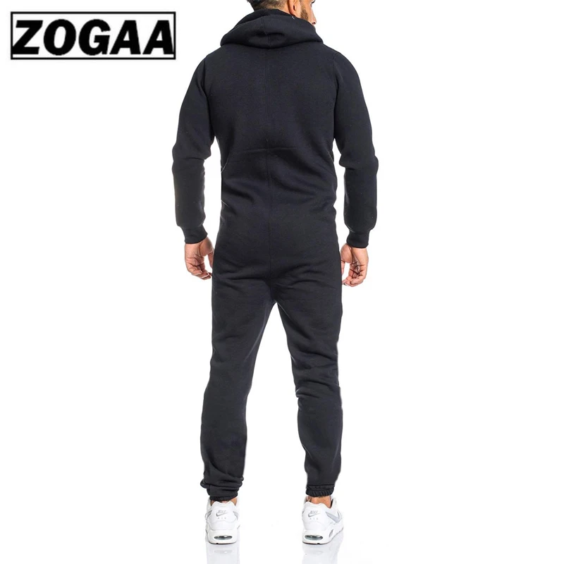ZOGAA брендовые Новые мужские повседневные комплекты Модные цветные комбинезоны