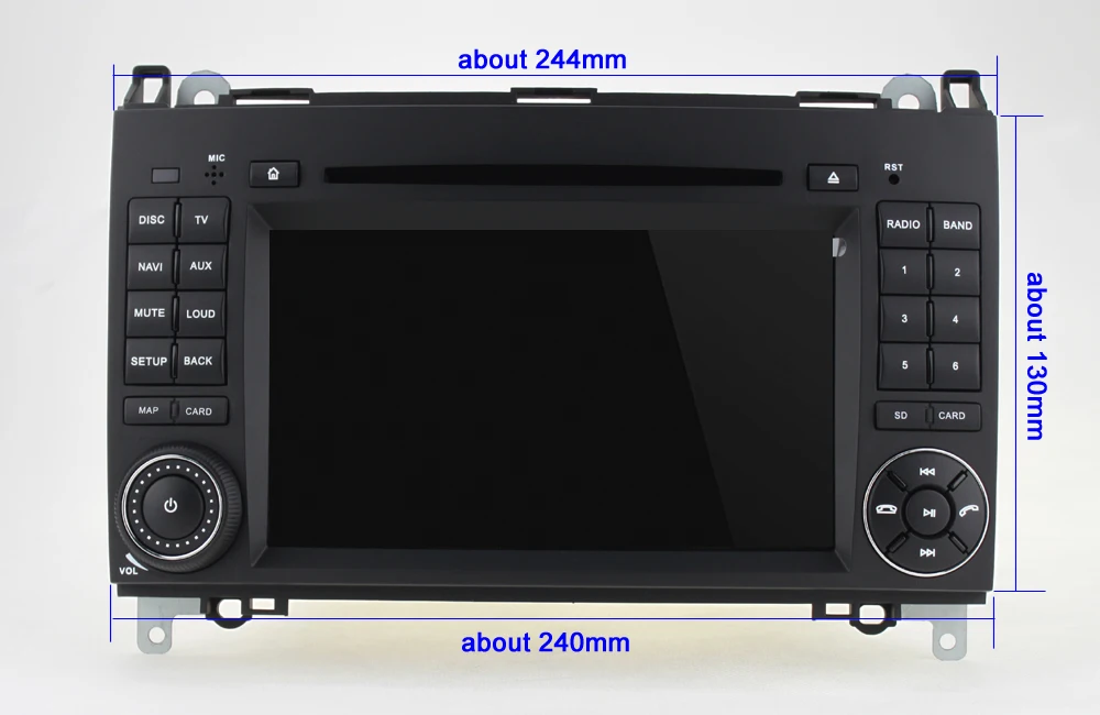 Android 10 2din Авто Радио DVD мультимедиа для Mercedes Benz B200 A B класс W169 W245 Viano Vito W639 Sprinter W906 wifi gps