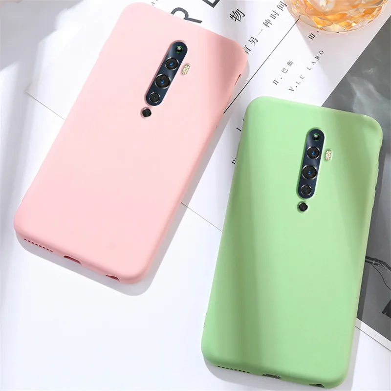 TeppKa для OPPO Reno Ace 2Z 2F 2 чехол телефона жидкий силикон сплошной цвет мягкий