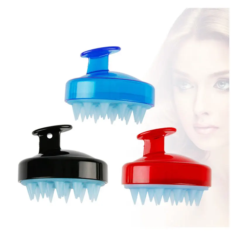 1 шт. Массажная щетка для спа похудения расческа силиконовая головка шампунь