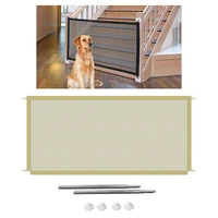 72cm tall pet dogs gate retractable safety guard foldable toddler stair gate
