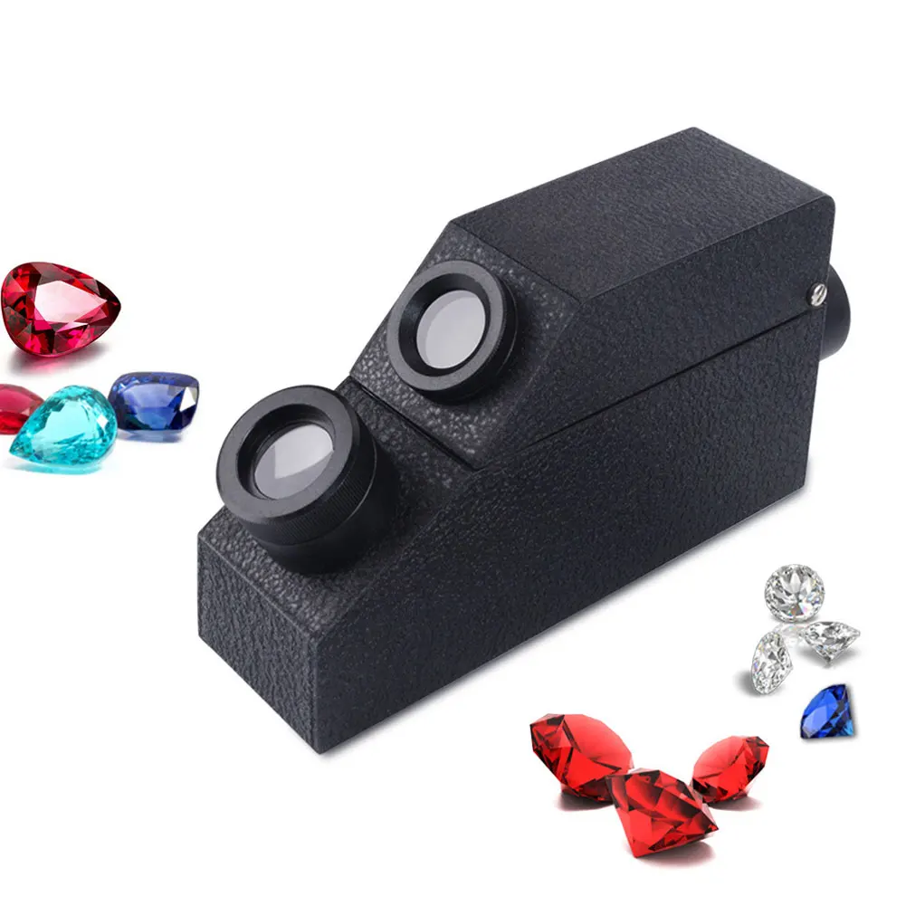 

Gem Refractometer Jewelry RHG 1.30-1.81RI Professional Gemstone ldentification Built-in LED Light Diamond Detector Testing Tool