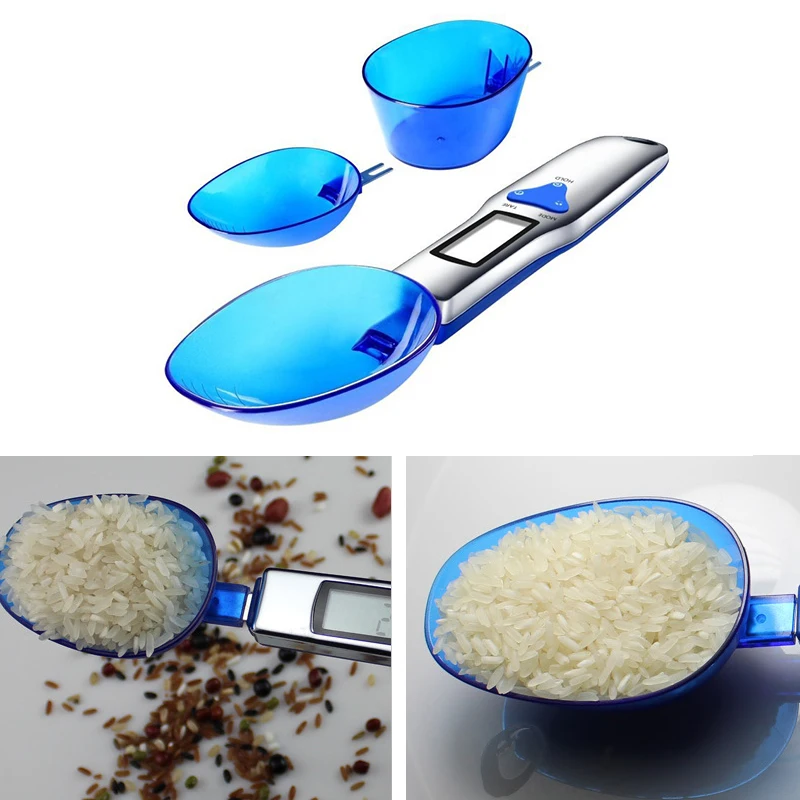 Kitchen Digital Scale Spoon LCD Display Electronic Measuring Scales with 3 Detachable Weighing for Tea Medicine 500g/0.1g | Дом и сад