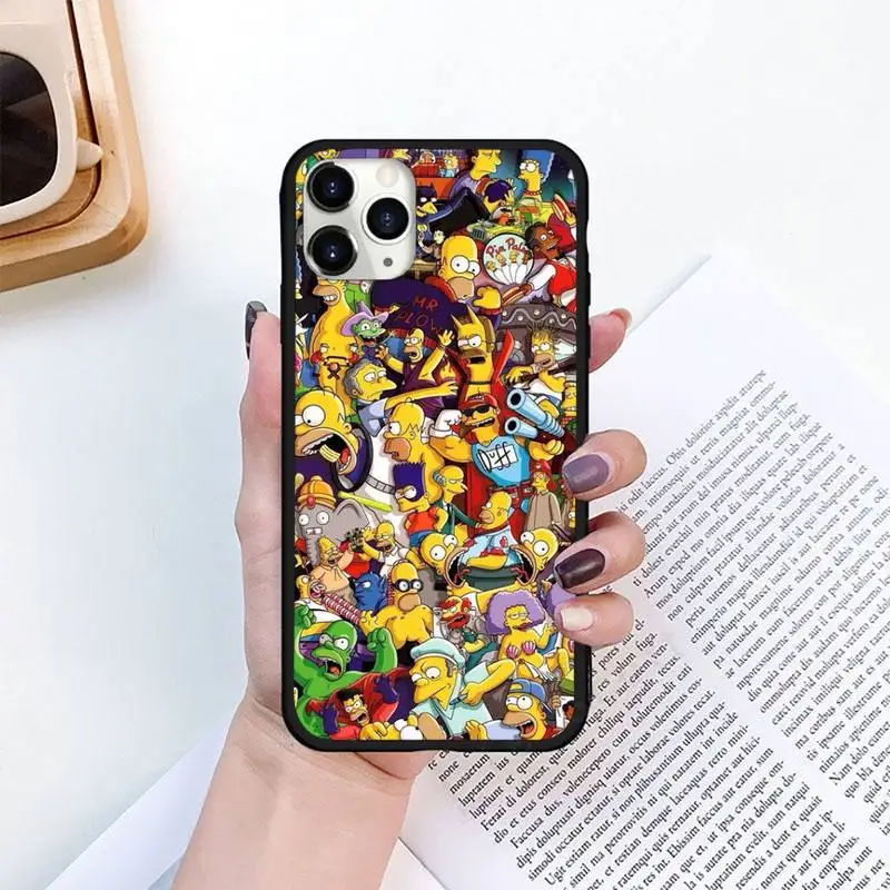 

Homer J Simpson funny Bart Simpson Phone Case for iPhone 11 12 pro XS MAX 8 7 6 6S Plus X 5S SE 2020 XR mini