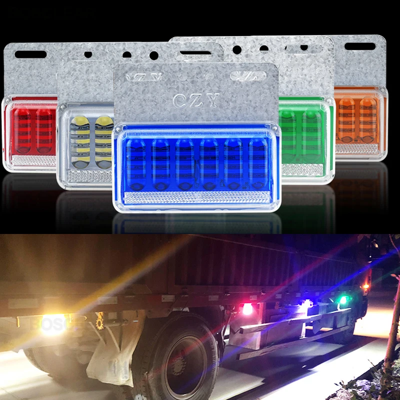 Новинка долговременный водонепроницаемый суперъяркий боковой фонарь 6D для