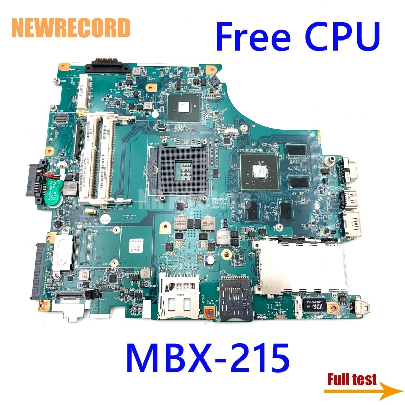 NEWRECORD A1783601A MBX-215 M931 1P-0104J01-8011 материнская плата для ноутбука Sony VPCF PCG-81114L VPCF1 PM55 S988A