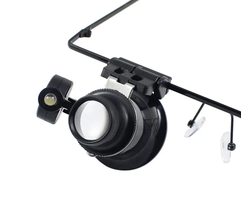 ABS 20 кратный светодиодный светильник с увеличительным стеклом для ремонта