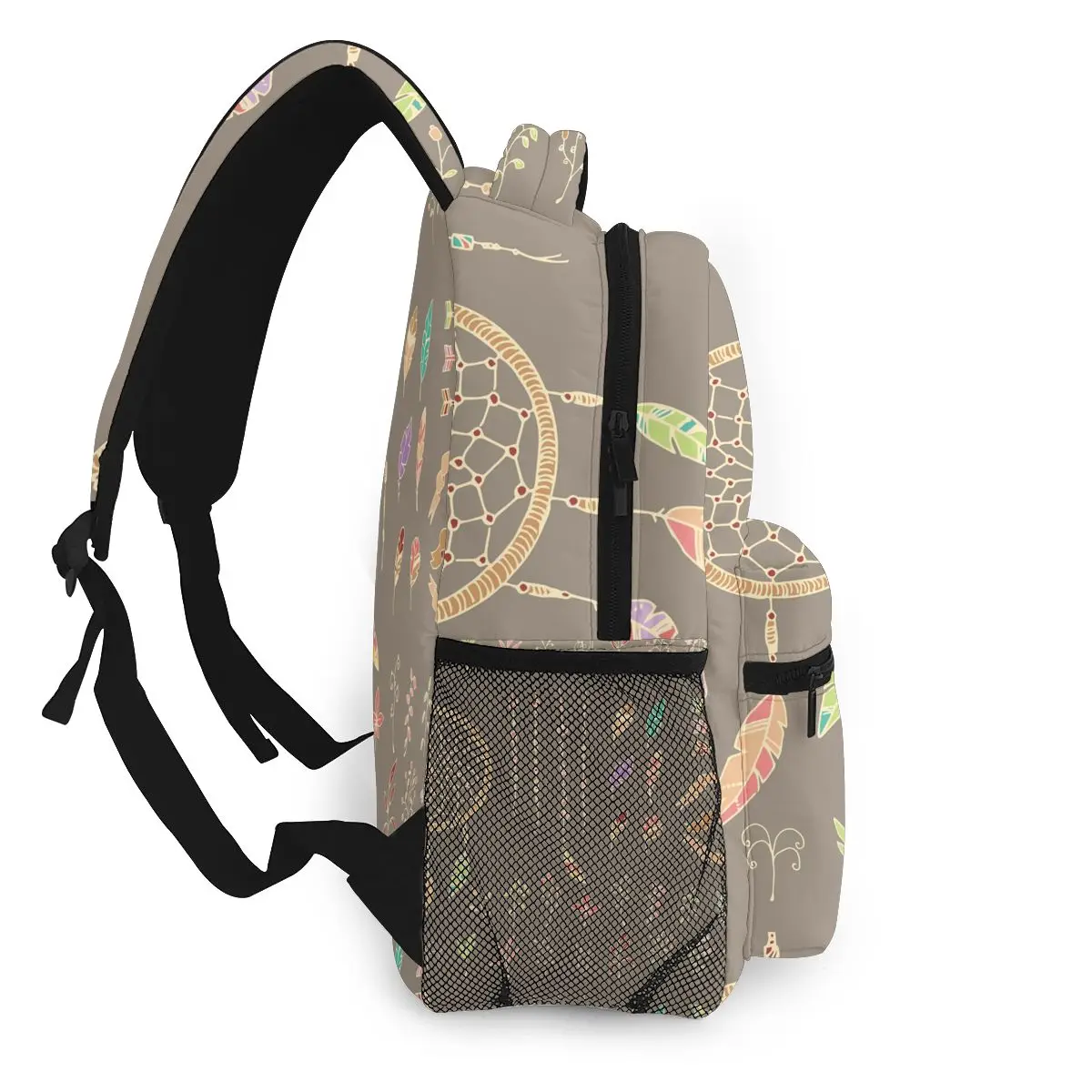 

Female Backpack Feathers Dream Catcher Beads Women Backpack College School Bagpack Travel Shoulder Bags For Teenage Girls 2021