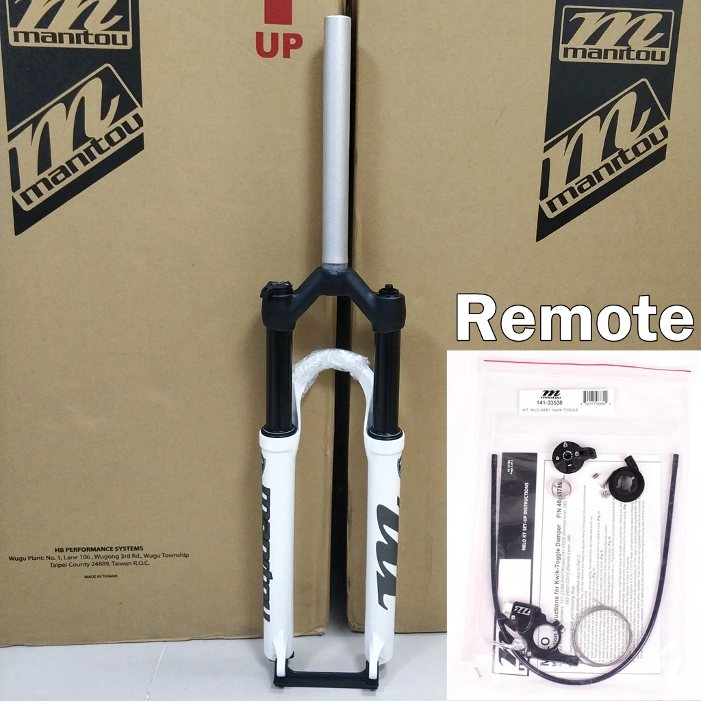 Straight remote WT26 Велосипедная вилка Manitou MARKHOR Велосипедная вилка 26 27,5 дюймов 29er горная вилка для горного велосипеда масло для подвески и газовая вилка Дистанционный Замок 1635 г - Цвет: Straight remote WT26