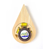 wooden medals display rack water drop medals hanger display personal commemorative medals display stand decoration for home