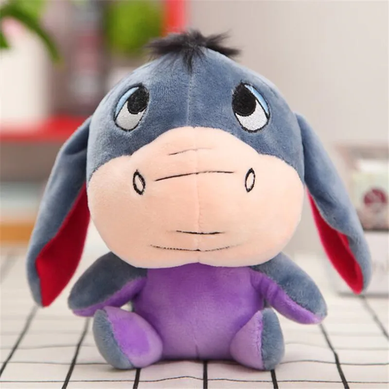 donkey 17-20 см disney Pixar Cars 3 Микки Маус Минни плюшевые игрушки куклы мягкие животные стежка Тигр Vigny Медведь Детские подарки на день рождения - Цвет: donkey