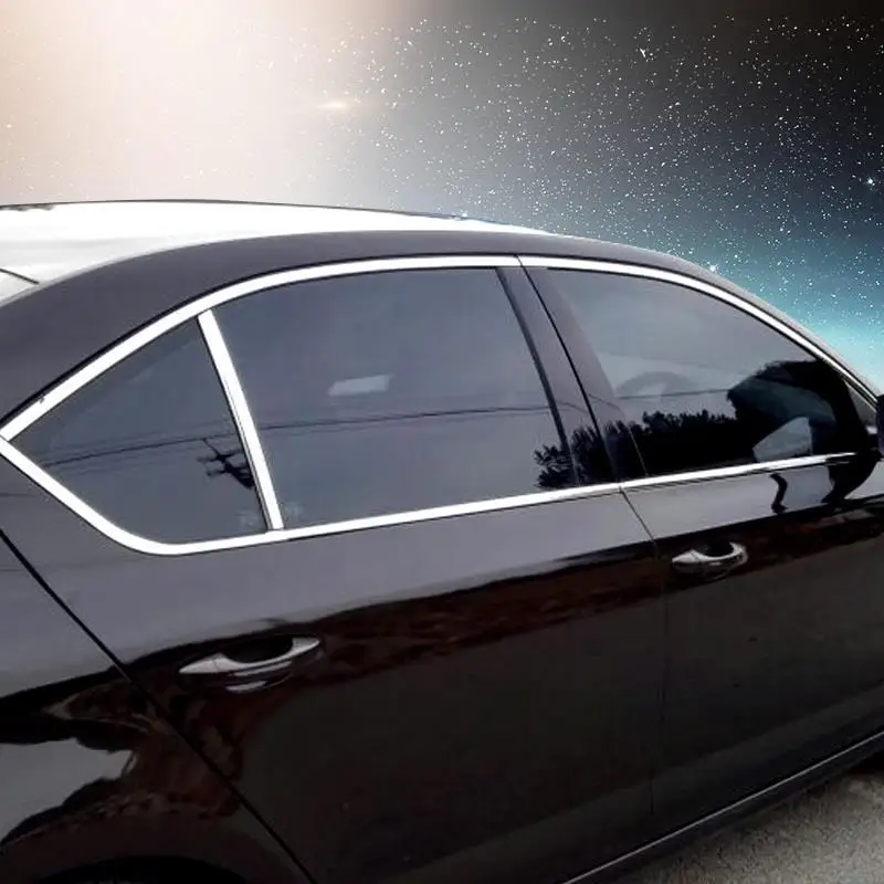 Авто Модифицированная хромированная автоматическая решетка кузова багажника внешняя лиха молдинги аксессуары Чехлы для отделки деталей 18 19 для Skoda Rapid