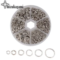 1box 4 10mm iron ring open jump ring manual hanging ring connection ring buckle used for diy jewelry accessories