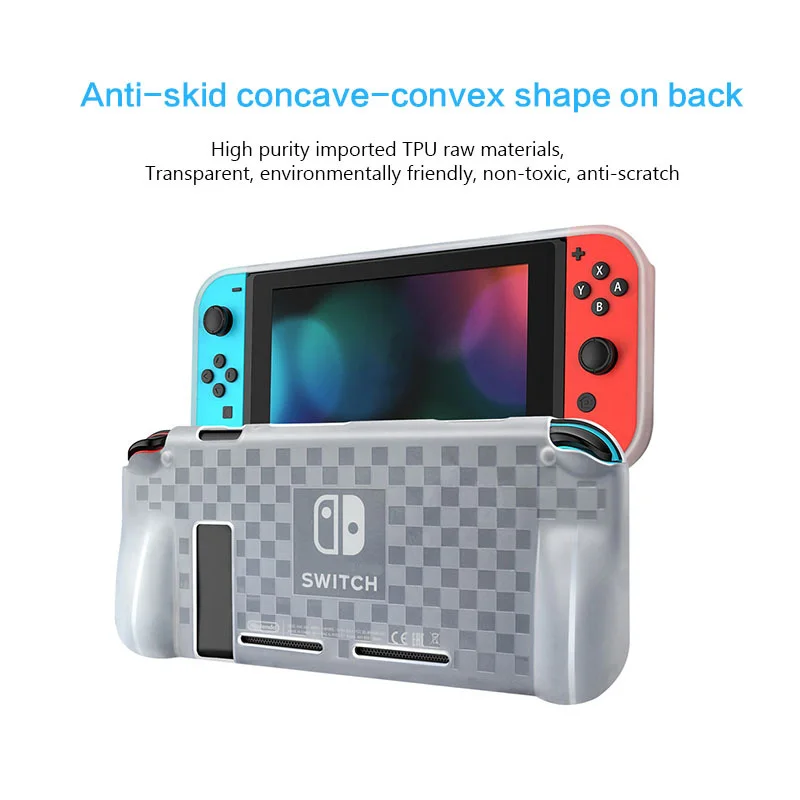 Защитный чехол из ТПУ для Nintendo Switch аксессуары контроллеров консоли прозрачный |