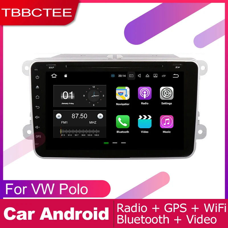 TBBCTEE android автомобильный dvd gps мультимедийный плеер для Volkswagen VW Polo MK5 2009 ~ 2013