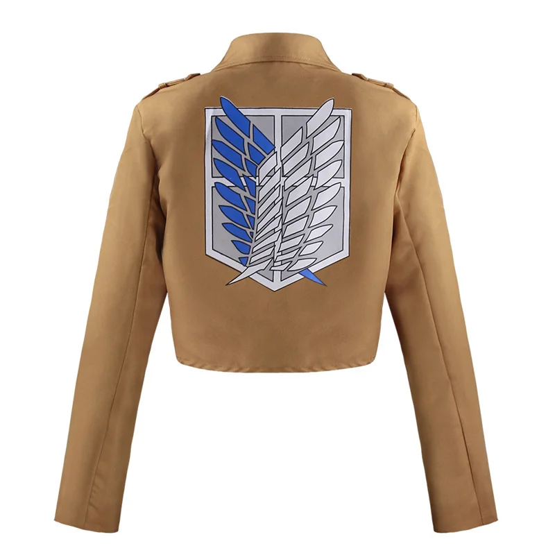 Anime Attack on Titan Eren Jaeger Shingeki no Kyojin Survey Scouting Legion Cosplay Costume Casual Halloween Jacket |