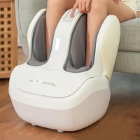 syeosye electric foot massager calf machine vibration shiatsu air compression heat rolling kneading leg beauty massager