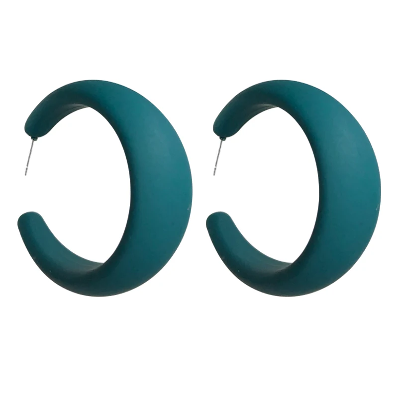 

Fashion Jewelry Earrings Metal Alloy Golden Plating Round Heart Geometric Blue & Green Tone Resin Drop Earrings For Girl Gifts