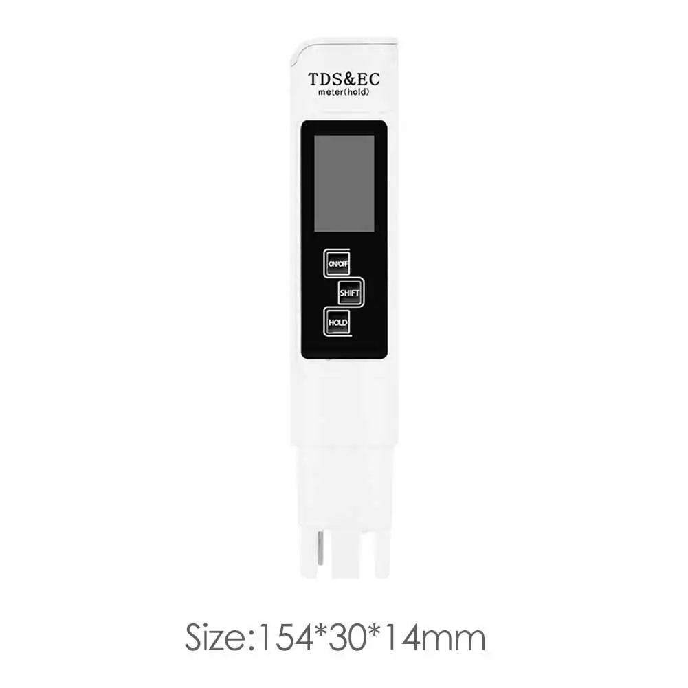 

3 in 1 TDS EC Meter Digital LCD Display Water Testing Pen Purity Filter 4 Different Modes Water Meter Testing Pen Level Tester
