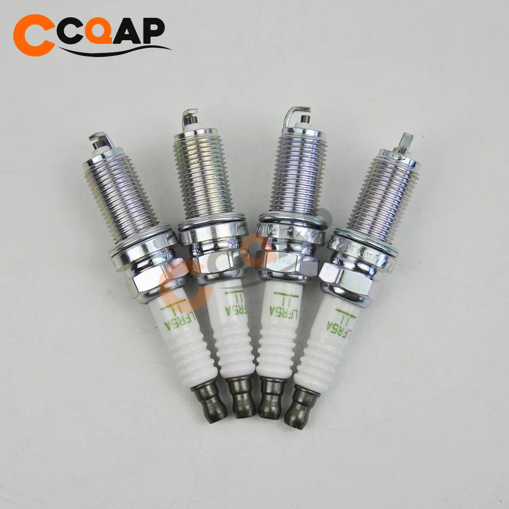 Новые свечи зажигания 4x 18841 11051 LFR5A11 для Hyundai Kia Sorento 2011 2012 2 4 3 5 1884111051 LFR5A 11 Свечи | Свечи зажигания и запальные свечи -32970506175
