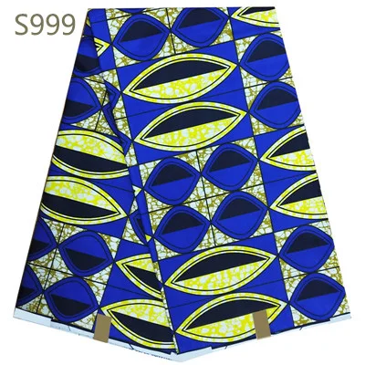 

wholesale african material 6yards african clothes wax fabric african printed 100% cotton real soft wax fabric 005