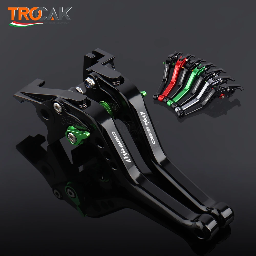 Аксессуары для мотоциклов с ЧПУ Короткие Регулируемые тормозные рычаги