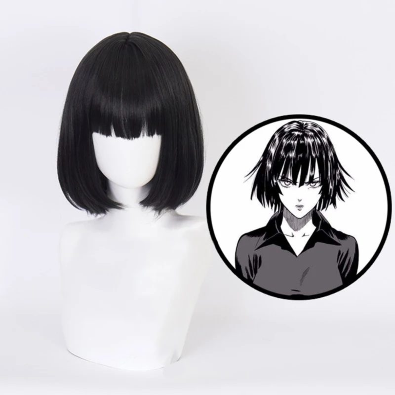 Anime One Punch Man Cosplay Wigs Fubuki Heat Resistant Synthetic Wig Hair Halloween Party | Тематическая одежда и униформа