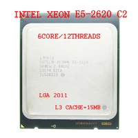intel xeon e5 2620 cpu 2 0 ghz six core twelve thread 15m 95w lga 2011 2620 c2 processor for office