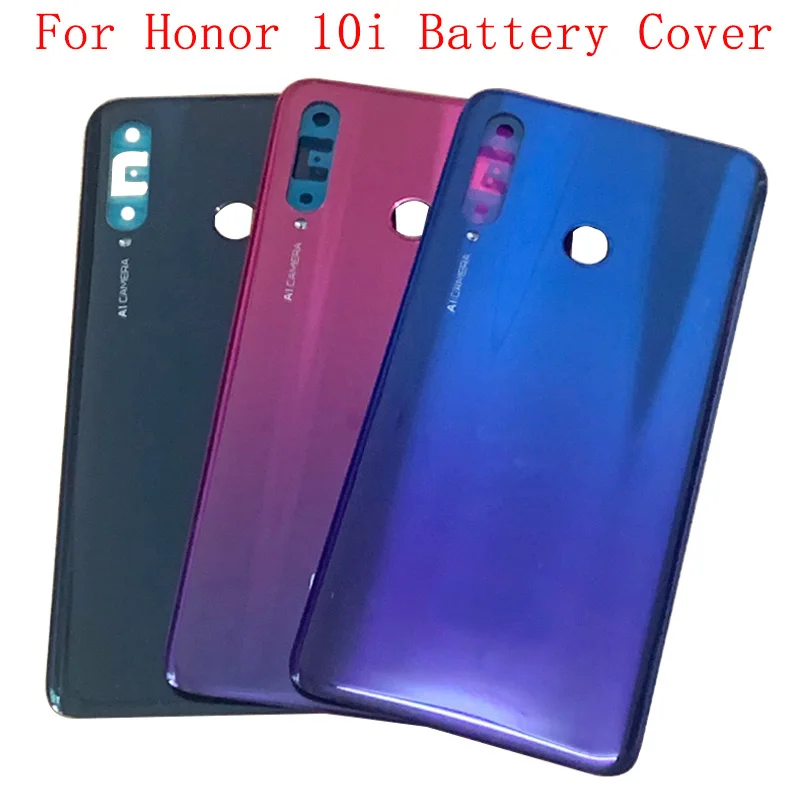 Battery Cover Back Glass Panel Rear Door Housing Case For Huawei Honor 10i HRY-LX1T Back Battery Cover Door