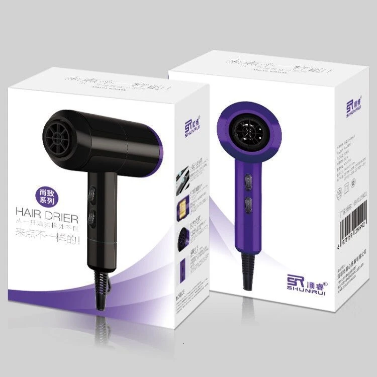 Бытовой фен для волос электрический с анионами салона красоты без травм