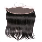 Прямые 4x4 HD Прозрачные шелковые волосы с застежкой, бразильское сырье, натуральные человеческие волосы, 13x4, Сетка спереди, естественный цвет, предварительно выщипанная линия волос